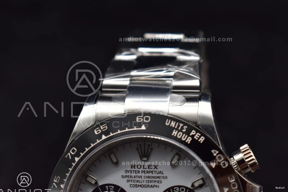 Case 116500 904L Clean Practical 726 White Daytona V3 Bracelet SS And Dial 0727